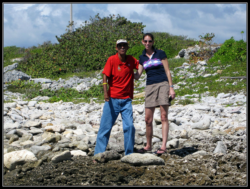 28 Alan showed us around the Blowhole